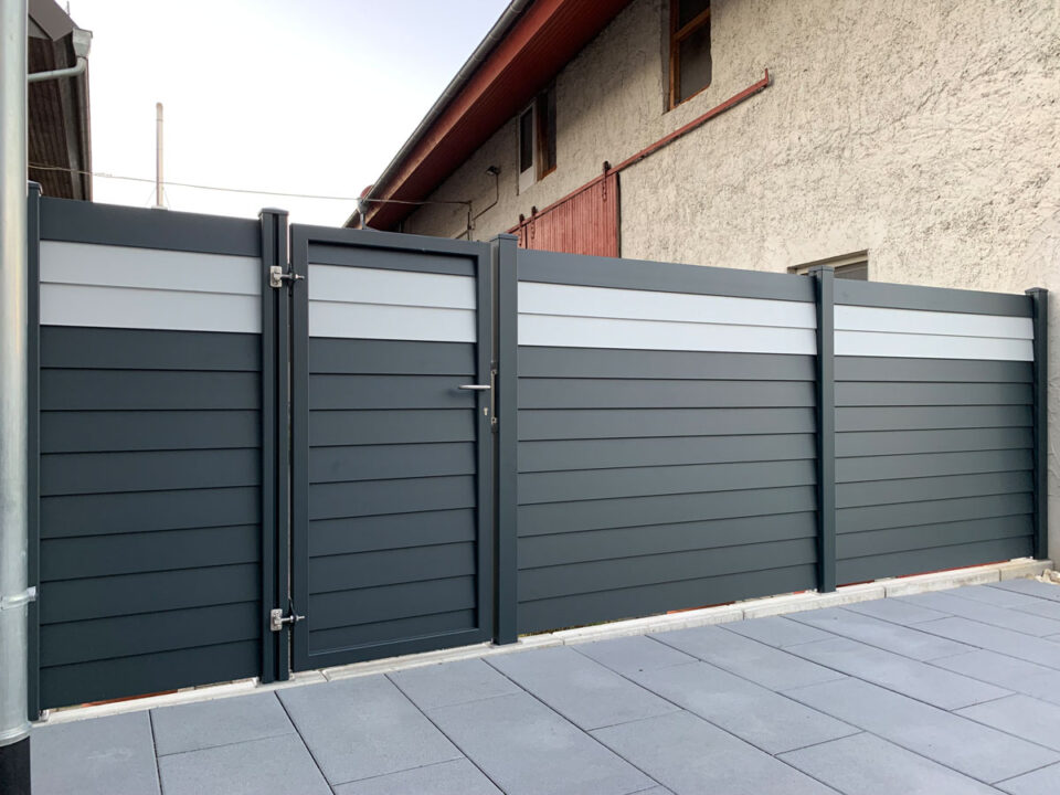 Premium aluminum fence for privacy and front yard slats